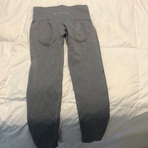 NVGTN GREY CONTOUR SEAMLESS LEGGINGS